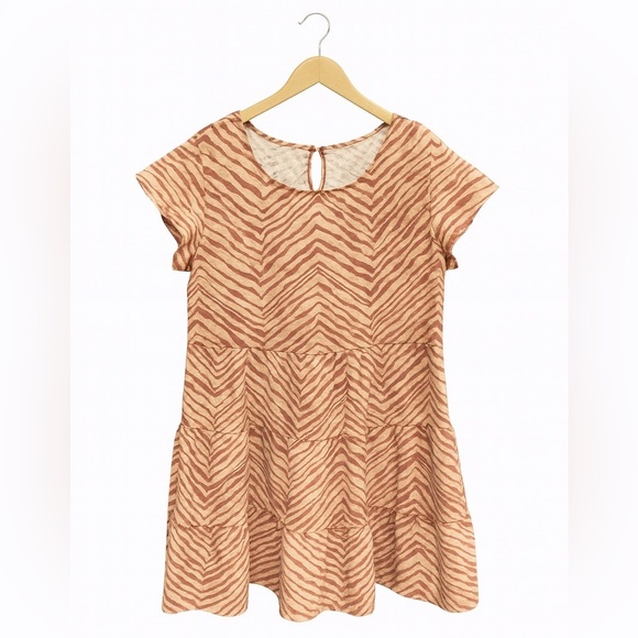 NINE WEST Mini Dress NWT | Women Medium| Tan Orange. Brand New ~ No Tags. - Picture 1 of 2